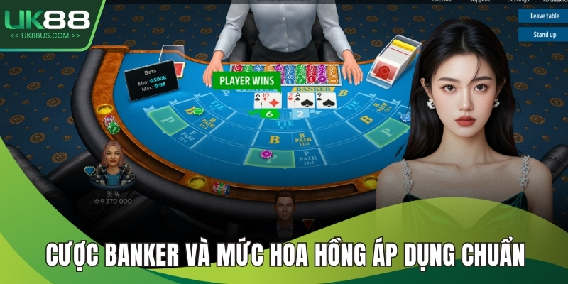 Cược Banker và mức hoa hồng áp dụng chuẩn