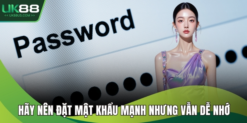 Hãy nên đặt mật khẩu mạnh nhưng vẫn dễ nhớ
