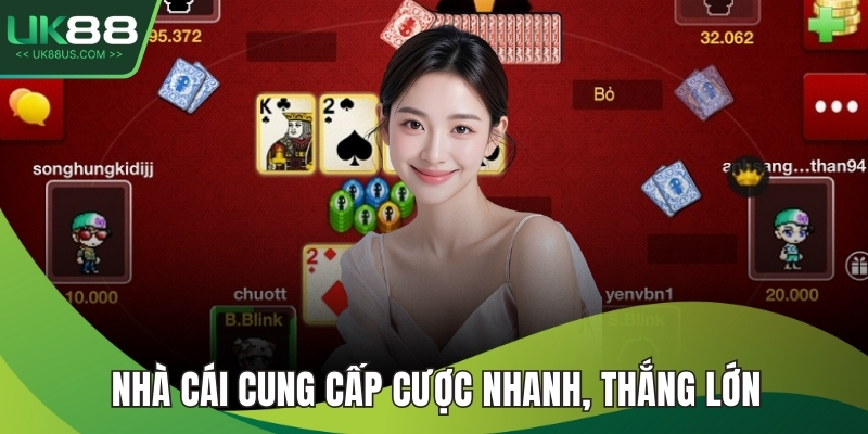 Nhà cái cung cấp cược nhanh, thắng lớn