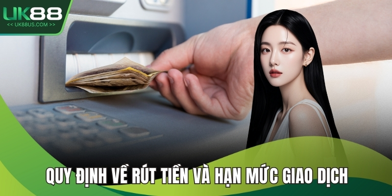Quy định về rút tiền và hạn mức giao dịch